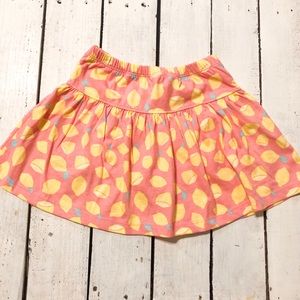 Lemon Print Toddler Skort